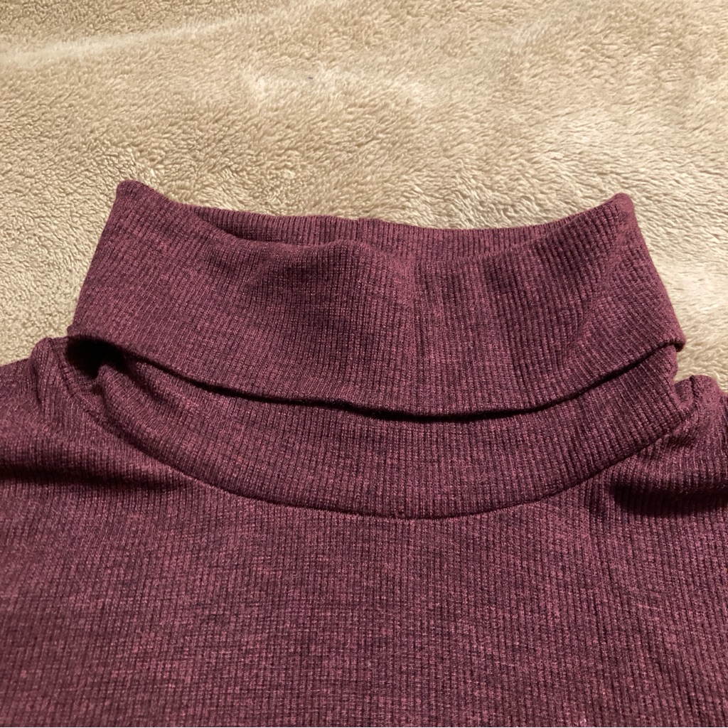 Nwot White Stag Vintage 90s Stretch Turtleneck Long Sleeve Red Black L Large — image 5 of 8